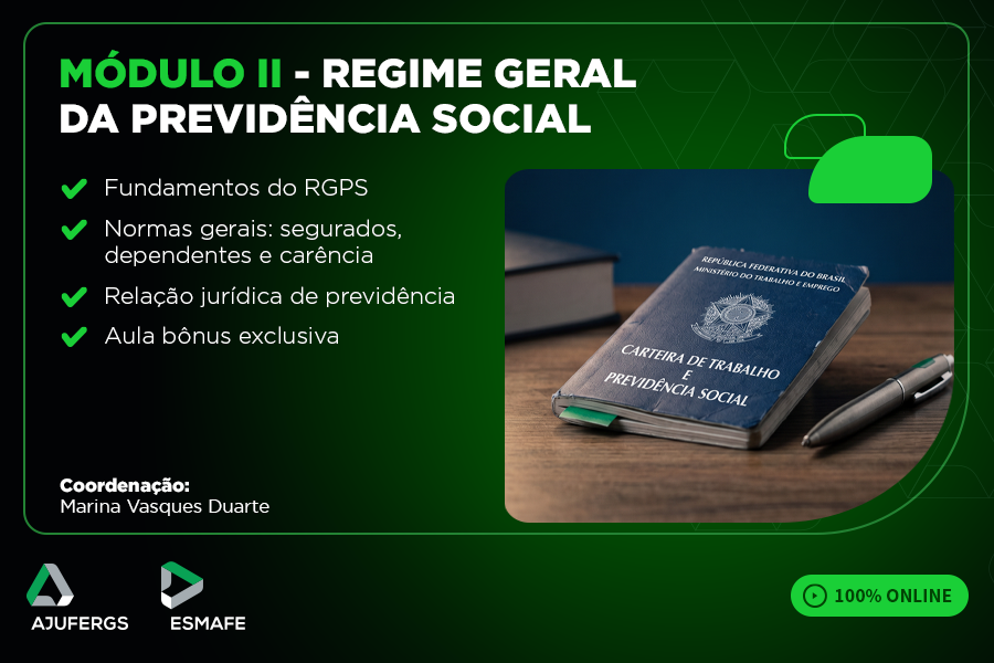 MÓDULO II - REGIME GERAL DA PREVIDÊNCIA SOCIAL